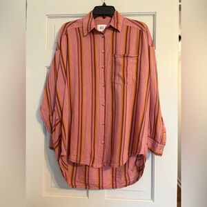 BDG Multicolor Striped Button Down Shirt